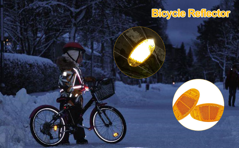 Riflettori per raggi per biciclette