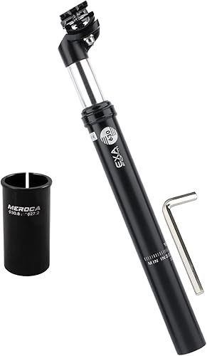 Spring - Reggisella a Molla con Diametro di 27,2/30,9 o 31,6 mm, in Alluminio, Lunghezza 350 mm, per Biciclette elettriche, MTB, Trekking Citybike - Ysert