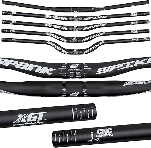 Spank Spike 800 Race Bar, Xgt, 31.8 Mm, Shotpeen, Manubrio. Unisex Adulto - Ysert