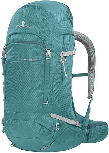 Ferrino, Zaino Finisterre 40 litri Lady, dotato di raincover impermeabile e bastino, ideale per trekking, hiking ed escursionismo - Ysert