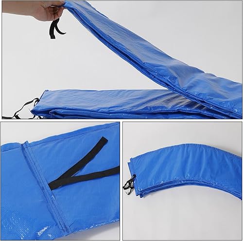 Copertura Bordo Trampolino, 183 244 305 cm Cuscino di Protezione del Trampolino, Cuscino di Sicurezza di Sostituzione, Resistente ai Raggi UV & Antistrappo, Ricambi Tra-mpolino Elastico - Ysert