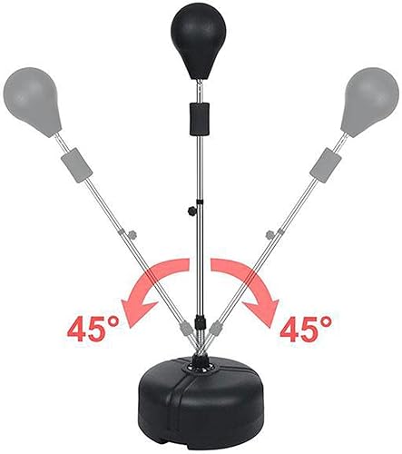 Punchingball - Pallone da boxe, 120-160 cm, regolabile in altezza, con pera da boxe, per adulti - Ysert