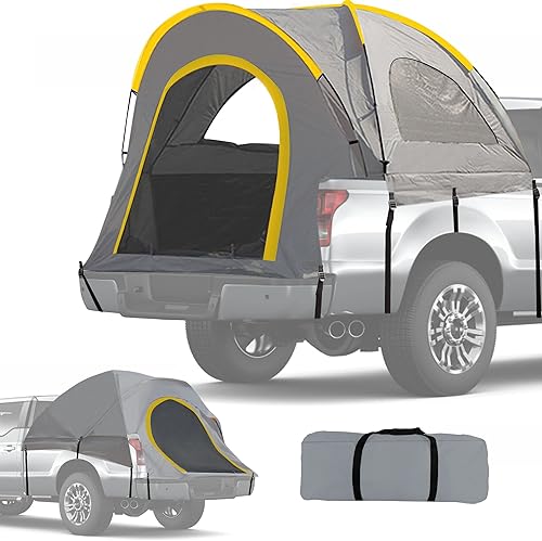 Pickup Truck Tenda Camion Letto Tenda Campeggio Esterna Famiglia Turista Pesca Picnic Viaggi Tende da Sole Tenda with 210D Oxford Fabric Waterproof Truck Bed Camping - Ysert