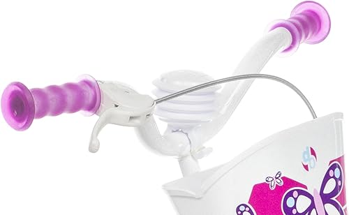 Bicicletta Bambina Bianca e Rosa Flappy 12 pollici - Ysert