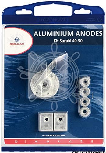 Kit anodi Suzuki 40/50 HP Alluminio - Ysert