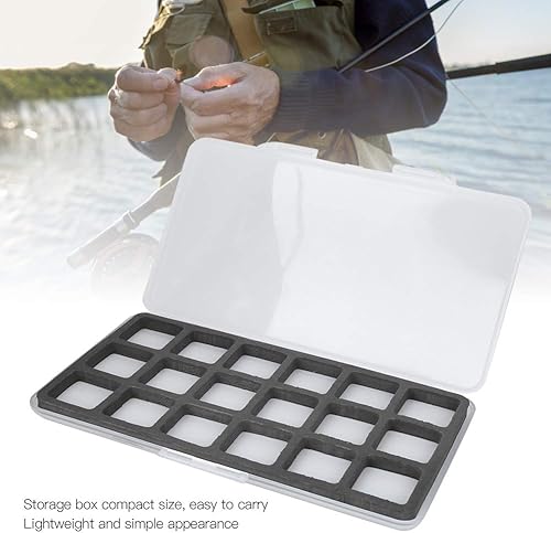 Scatola per Attrezzatura Pesca scatola pesca scatola da pesca, Scatola Magnetica Amo da Pesca Scatola per Amo da Pesca con Scatola Magnetica per Amo da Pesca in Schiuma(18) - Ysert