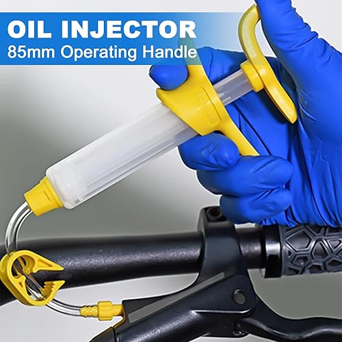 Kit Spurgo Freni Bicicletta, Freni a Disco Idraulico Universale Kit di Attrezzi Bici Sfiato Kit Spurgo Freni per Shimano, Magura, Tektro, Serie SRAM e Mountain Bike - Ysert