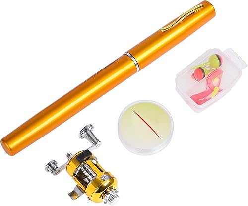 Canna Da Pesca Con Penna Tascabile - Penna Da Pesca Tascabile, Canne Da Pesca Con Penna Portatile | Canna Da Pesca Tascabile Combinata Con Canna E Mulinello, Penna Per Canna Da Pesca Da Viaggio, Canna - Ysert