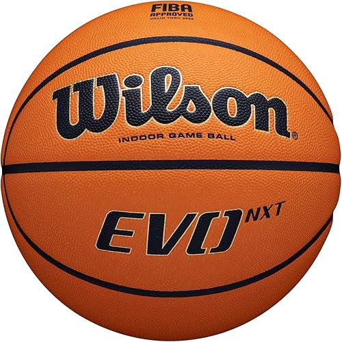 Wilson Pallone da Basket EVO NXT AFRICA LEAGUE, Pelle composita, Utilizzo Indoor - Ysert