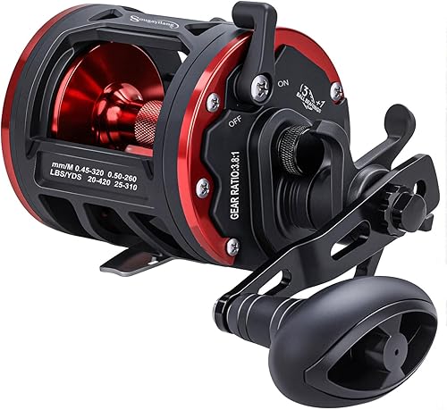 Sougayilang Mulinello da pesca per mulinello da pesca in grafite a livello di vento Convenzionale Mulinello da pesca per carrozzeria, acciaio inossidabile - Ysert