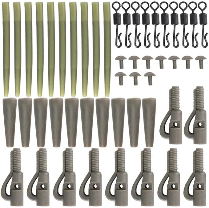 Attrezzature per la pesca alla carpa, accessori per terminali girevoli e clip di sicurezza M5 - Ysert