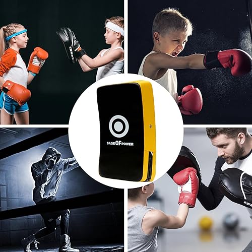 Pad da boxe, pad da allenamento per boxe | Tamponi per colpi karate curvi | Cuscinetti per pugni, cuscinetti sicuri per karate per Muay Thai, Taekwondo - Ysert