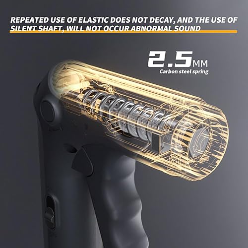 Avambracci Attrezzi, Hand Grip Regolabile, Gripper per Allena Avambracci e Riabilitazione Mano, Allenamento Avambraccio con Contatore Meccanico, Molle per Mani con Due Modalità di Allenamento, 1 Pezzo - Ysert