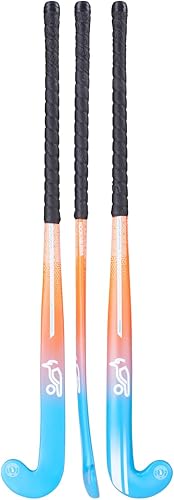 KOOKABURRA Strike-Bastone da Hockey per Bambini, Junior Gioventù Unisex, Arancione/Blu, 35' Light - Ysert