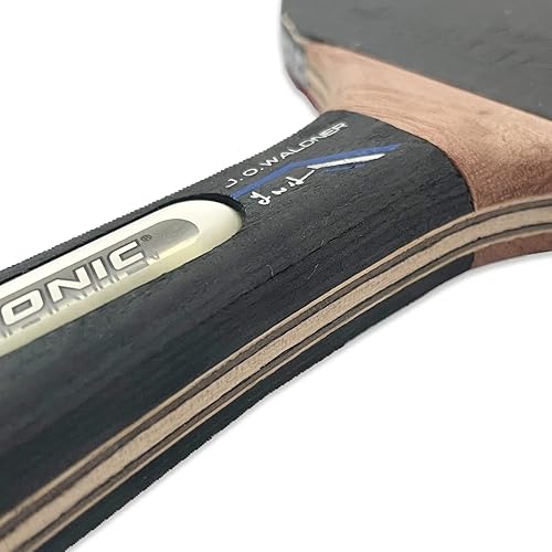 Donic-Schildkröt Waldner 3000 Table Tennis Bat, ABP Handle, 2.1 mm Sponge, Carbon Wood, League ITTF Cover, 751803 - Ysert