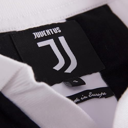 Juventus FC 1984-85 Retro Football Shirt T-Shirt con Colletto da Calcio retrò Uomo - Ysert