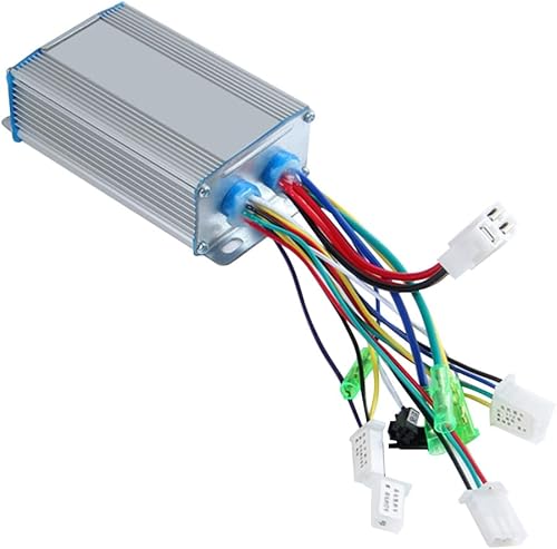 Brushless DC Motor Controller Supporto No Hall Sovracorrente per Protezione 36V-48V 350W per Bicicletta Elettrica Universale E-Bike Scooter - Ysert