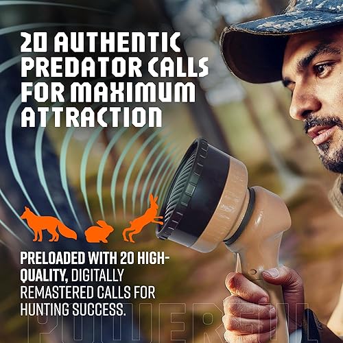 Mega Amp 20X Predator Call, Chiamata elettronica, Chiamata ad alto volume, Chiamate esperte per principianti, CC548 - Ysert