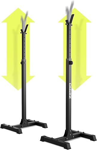 ZIPRO Rastrelliere regolabili – Stabile struttura in acciaio, altezza regolabile, ideale per squat ed estrusioni, stand di allenamento multifunzionali per palestra domestica - Ysert