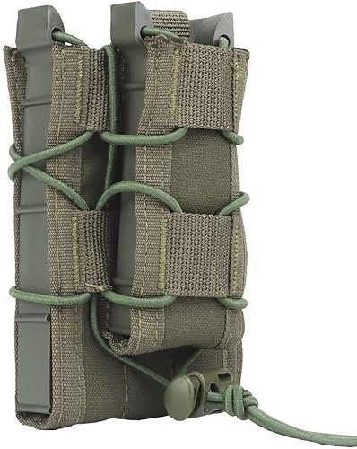 9mm / 5.56 Pouch Magazine Tactical Molle Airsoft Open Top Pistol Pistol Mag Bustes Portain Belt Belt Veloce Attacco Carrier Magazine Set - Ysert