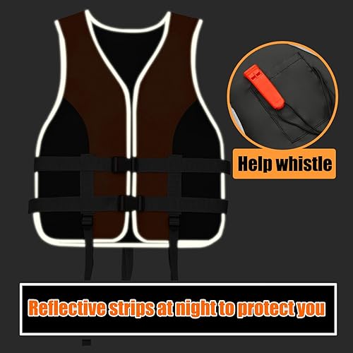 Giubbotto di Salvataggio Bambini Adulti: Adatto per Molti Sport Acquatici Giubbotto Solido Opzione Estiva Spiaggia Unisex Adatto per 30-120 Kg - Ysert