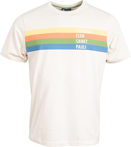 Maglietta Rainbow Summer Teschio FSCP Collezione Uomo FCSP - Bianco offwhite + Apribottiglie RocknShop - Ysert