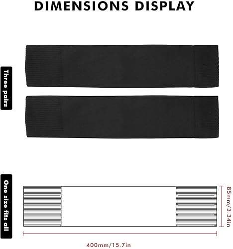 6 Pizze di Calzettoni Parastinchi Anti-Scivolo per Calcio – Alta Qualità, per Bambini e Adulti, Nero - Ysert