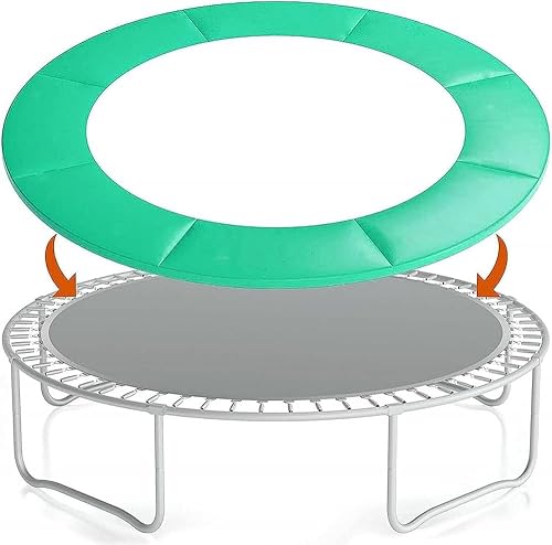 Cuscino di protezione per trampolino di ricambio Ø 183/244/305/366/396/427 cm telone a molle, copertura universale per trampolino interno o esterno Q|||13FT/396cm - Ysert