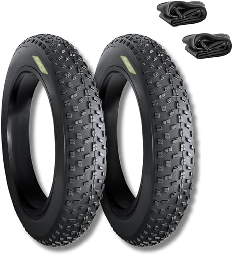 EBA26FBE 2 COPERTONI 26 X 4.0 (100-559) + CAMERE CON V.A. PNEUMATICI PER FAT BIKE GOMME BICI MTB 26 X 4 - Ysert