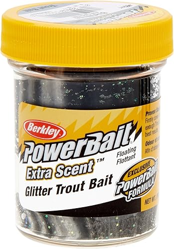 Berkley Powerbait Extra Scent, Esca trota glitterata, 50g - Ysert