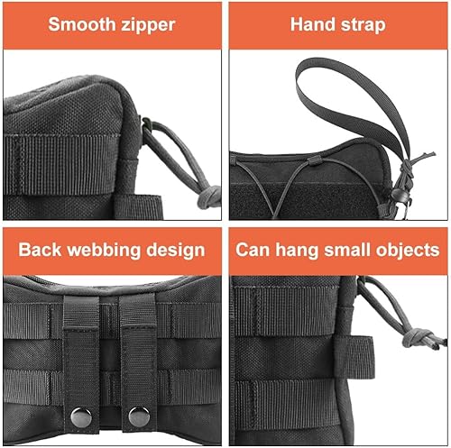 Molle Pouch Tactical Militare Airsoft Organizzatore Sacchetto di Riciclaggio Caccia Viaggio Impermeabile Camo Strumento Tasca Vita - Ysert