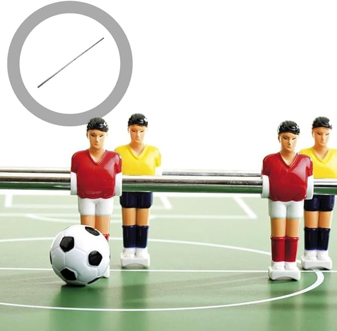 3pezzi Asta Operativa Metallo Per Calcio Balilla Accessori Per Macchina Da Calcio Da Tavolo Maniglia Resistente Per Adulti E Compatibile Con Tavoli Calcetto - Ysert