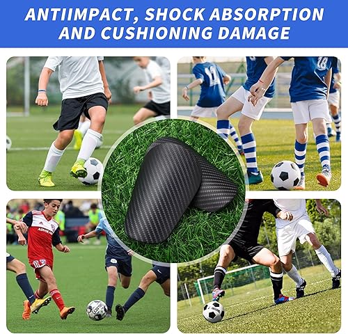 4 Pezzi Mini Parastinchi Calcio,Parastinchi Calcio Professionali,Leggero e Resistente, Adatto per Gli Sport con la Palla da Uomo, Donna e Bambino - Ysert