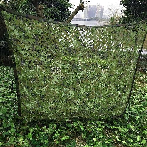 Rete Mimetica 2x5m 3x6m 4x9m 5x5m 6x10m 8x15m Rete Caccia Militare reticolato da Camuffamento Parasole(3X6M) - Ysert
