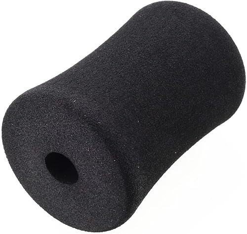 Confezione da 2 cuscinetti in schiuma per piedi, rullo di ricambio per gambe in schiuma, per estensione delle gambe, per panca pesi, attrezzature per esercizi in palestra (120 x 80) - Ysert