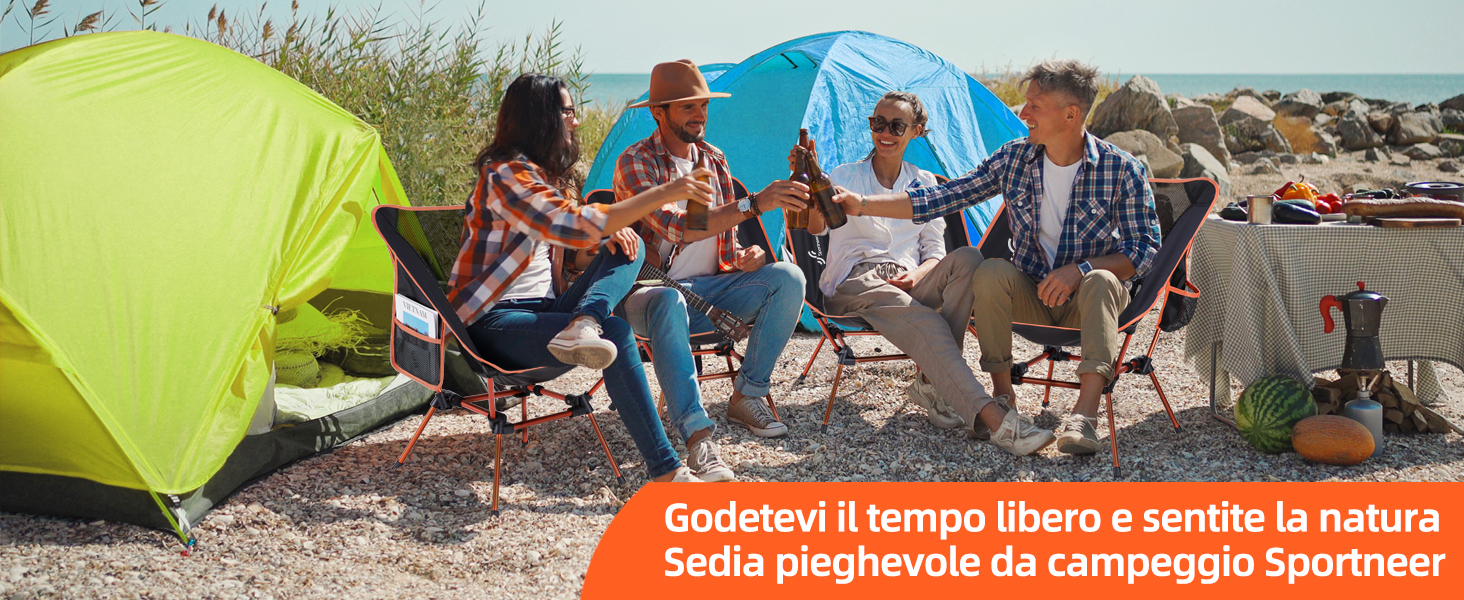 sedia da campeggio per esterni