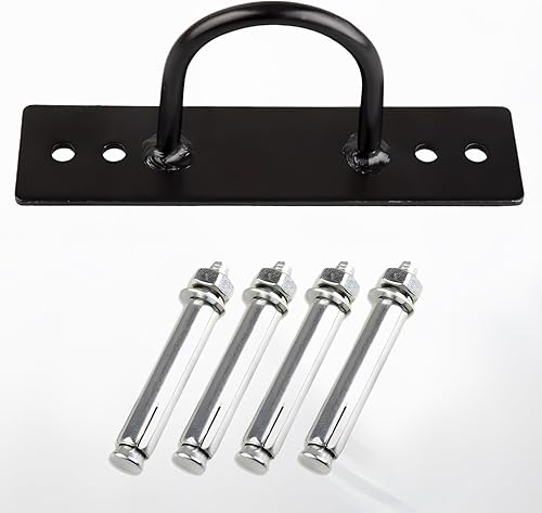 Battle Corda da Parete E Pavimento Anchor, Sfissaggio Battle Rope, Ancoraggio per Corda Da Parete/Battle Rope, Include Viti di Fissaggio,Battle Corda da Parete per Allenamento di Forza - Ysert