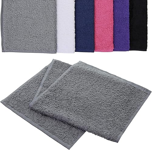 Asciugamano da Palestra Deluxe 100% Cotone, 30 x 90 cm - Ardesia - Ysert