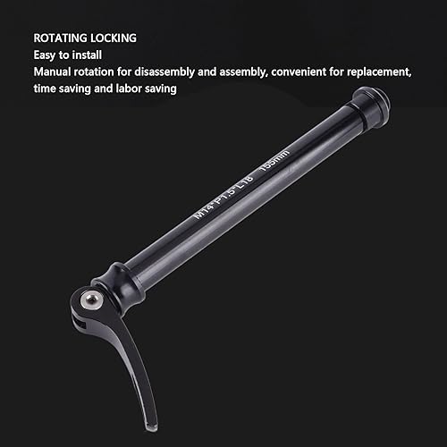 Leva per Perno Passante per Bici in Lega di Alluminio, Perno Passante Anteriore Leggero a Sgancio Rapido per Bici - Ysert