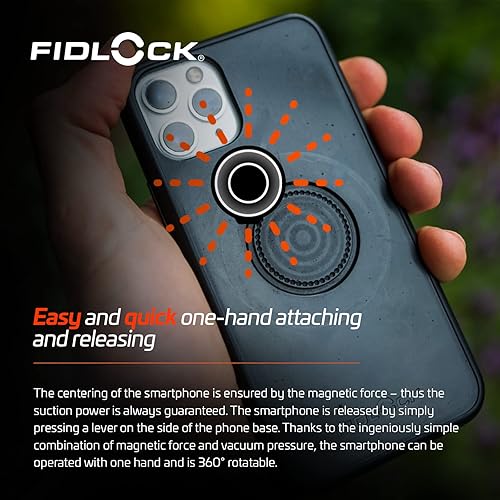 Fidlock Vb-0001b (Nero), Vacuum Ahead cap Base Unisex Adulto, Passend für 1 1/8 Zoll Gabelschaft - Ysert