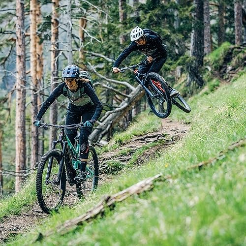 ABUS Casco MTB Moventor 2.0 MIPS - da bici con protezione dagli impatti per l'uso off-road all-mountain, unisex Grigio opaco, M - Ysert