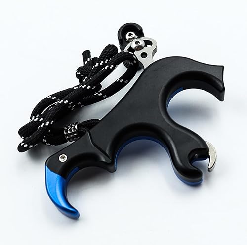 Sarini Ausili Rilascio Arco 4 Dita Pollice ruotabile 360° Lega Alluminio Arco puleggia composita - Ysert