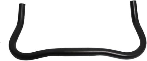 UPANBIKE Bullhorn Riser Bar 25,4 mm 37 cm per bici a scatto fisso manubrio in lega nera - Ysert