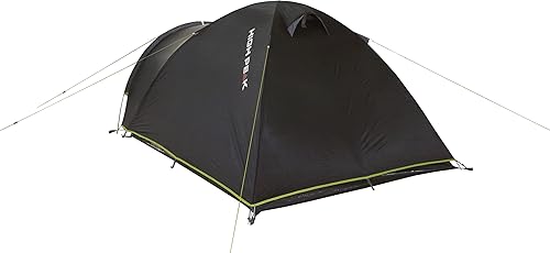 High Peak Talos 3, Tenda Unisex-Adulto, Grigio Scuro/Verde, 330 x 190 x 130/110 cm - Ysert