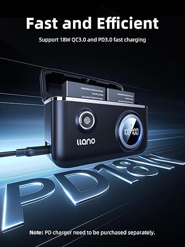 Batteria 360 Ace Pro (2 confezioni da 1750 mAh) e caricabatterie doppio rapido da 18 W per Insta360 Ace Pro/Ace - Ysert