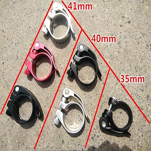 Collarino Reggisella,Collarino Sella Morsetto reggisella bici in lega di alluminio 35 38 40 40,8 41mm Morsetto reggisella bici ciclismo Morsetto reggisella a sgancio rapido Pezzi di ricambio Uso apto - Ysert