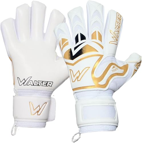 Guanti Portiere Professionale, Calcio, Modello Tiger con Stecche. - Ysert