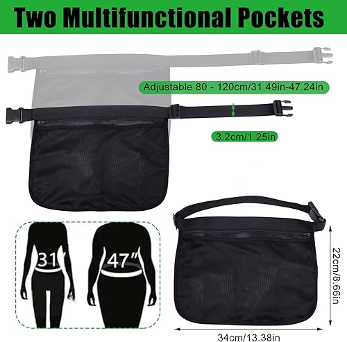 NICENEEDED Porta Palline da Tennis, Borsa da Pickleball Anti-Sudore, Marsupio Portapalle Regolabile in Vita, Fascia Portaoggetti per Palline da Sottaceto - Ysert