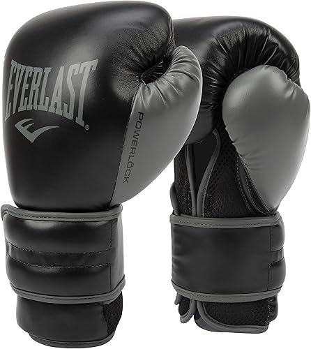 Everlast Powerlock2-Guanto, Guanto da Allenamento 12 Once Unisex Adulto - Ysert