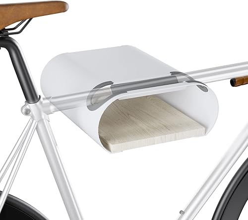 Sostegno per Bicicletta da Parete in Acciaio e Legno adatto per Bici da Corsa, Gravel, MTB - Supporto con Larghezza Manubrio fino a 500mm per Ruote da 26-29 Pollici - Facile da Installare - Ysert